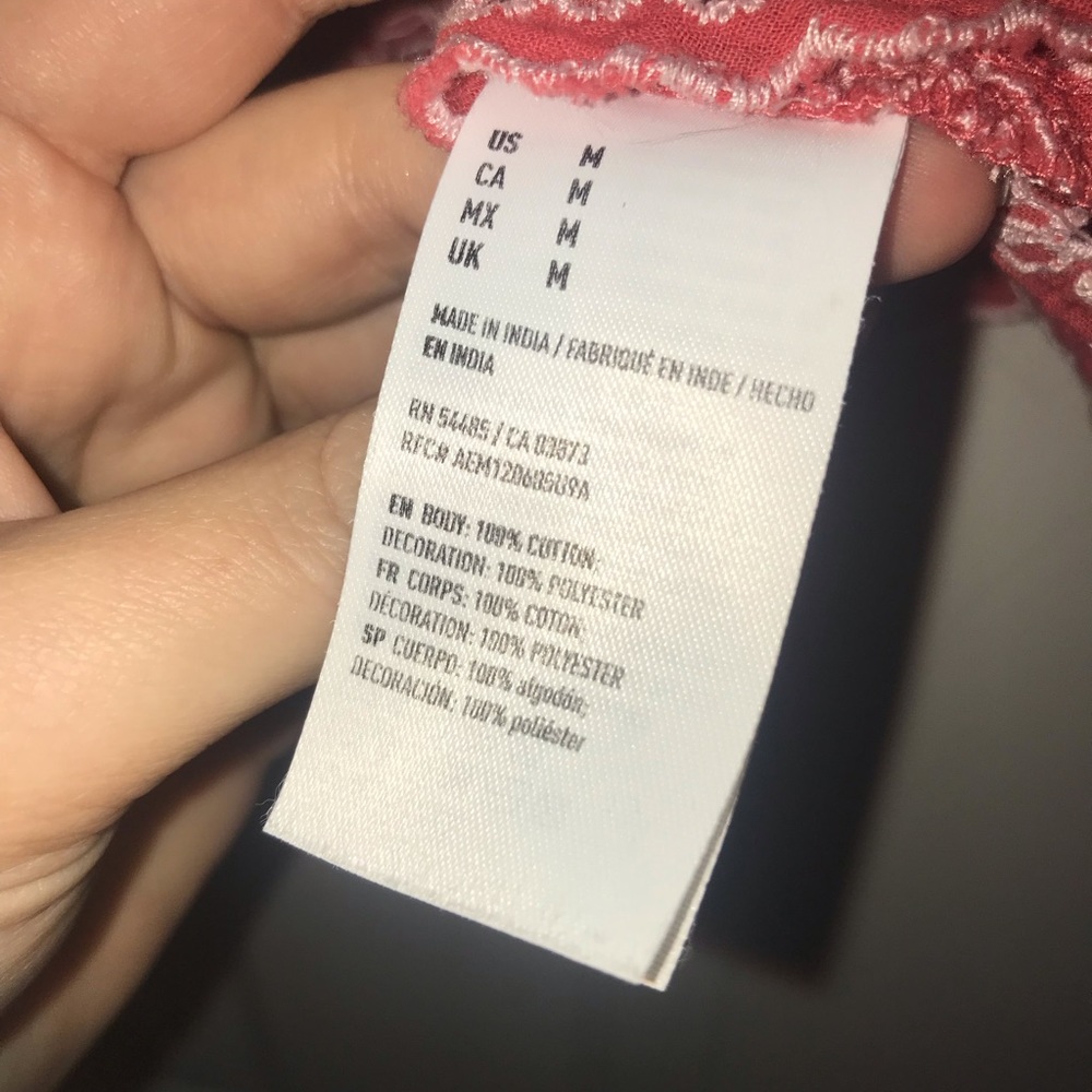 American Eagle Peplum Blouse - Pink - Picture 4 of 6